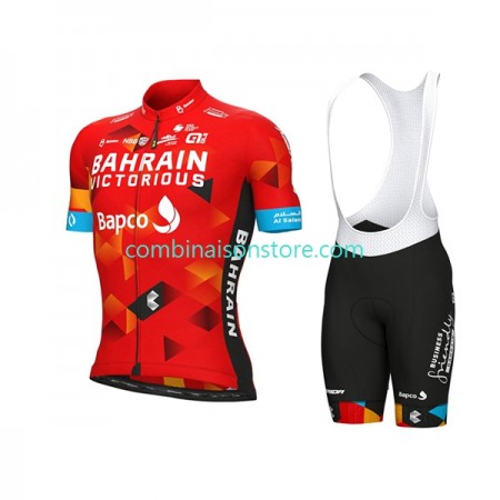 Combinaison Cycliste + Cuissard à Bretelles 2022 Team Bahrain Victorious N001